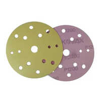 Waterproof Velcro Abrasive Disc - Aluminium Oxide Material, Round Shape, Green Color | Industrial Use, Durable Performance