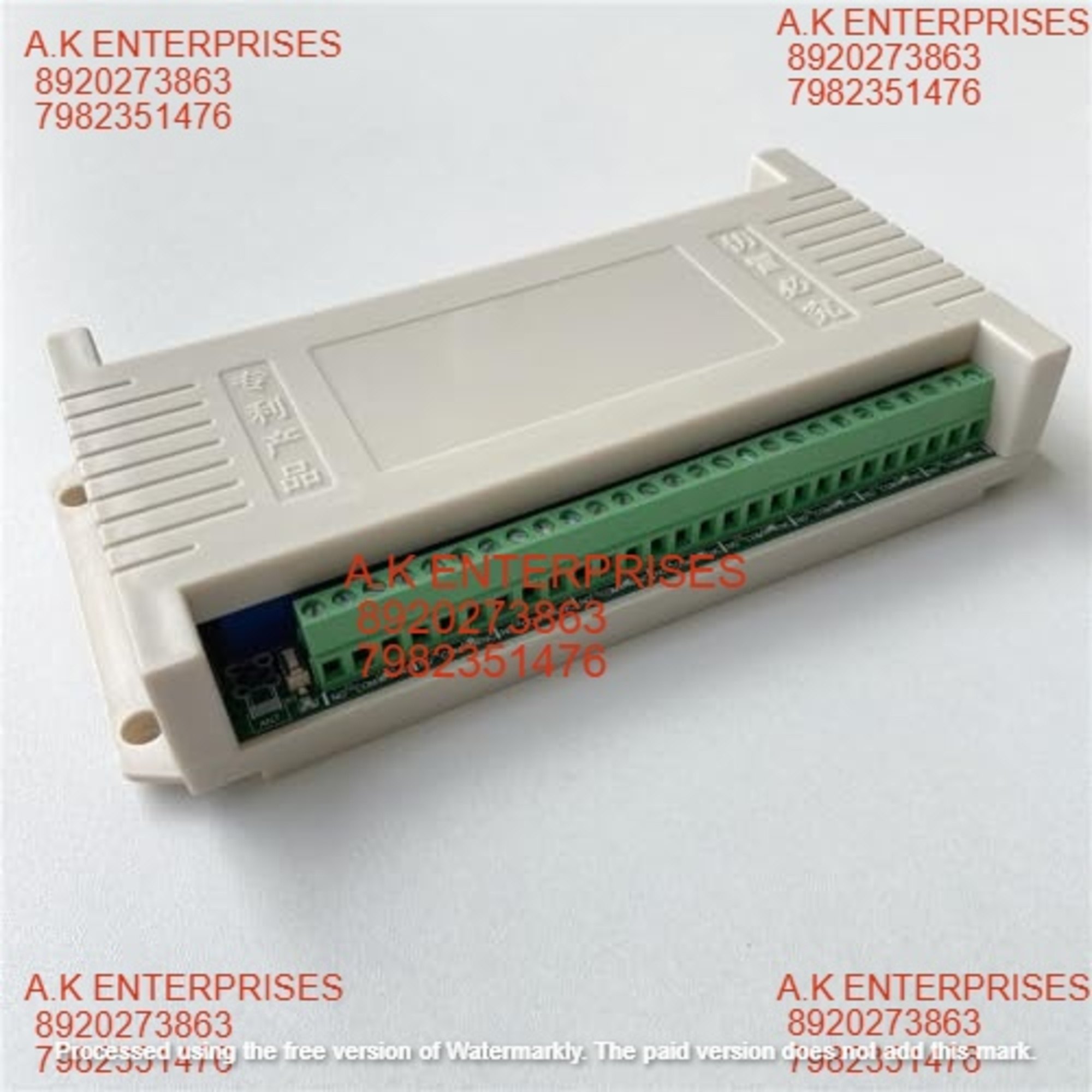 18-channel Rf Remote Control System - Copper Material, 10 Mm Dimensions | 433 Mhz Self-learning, Wireless Control For Home And Industrial Use