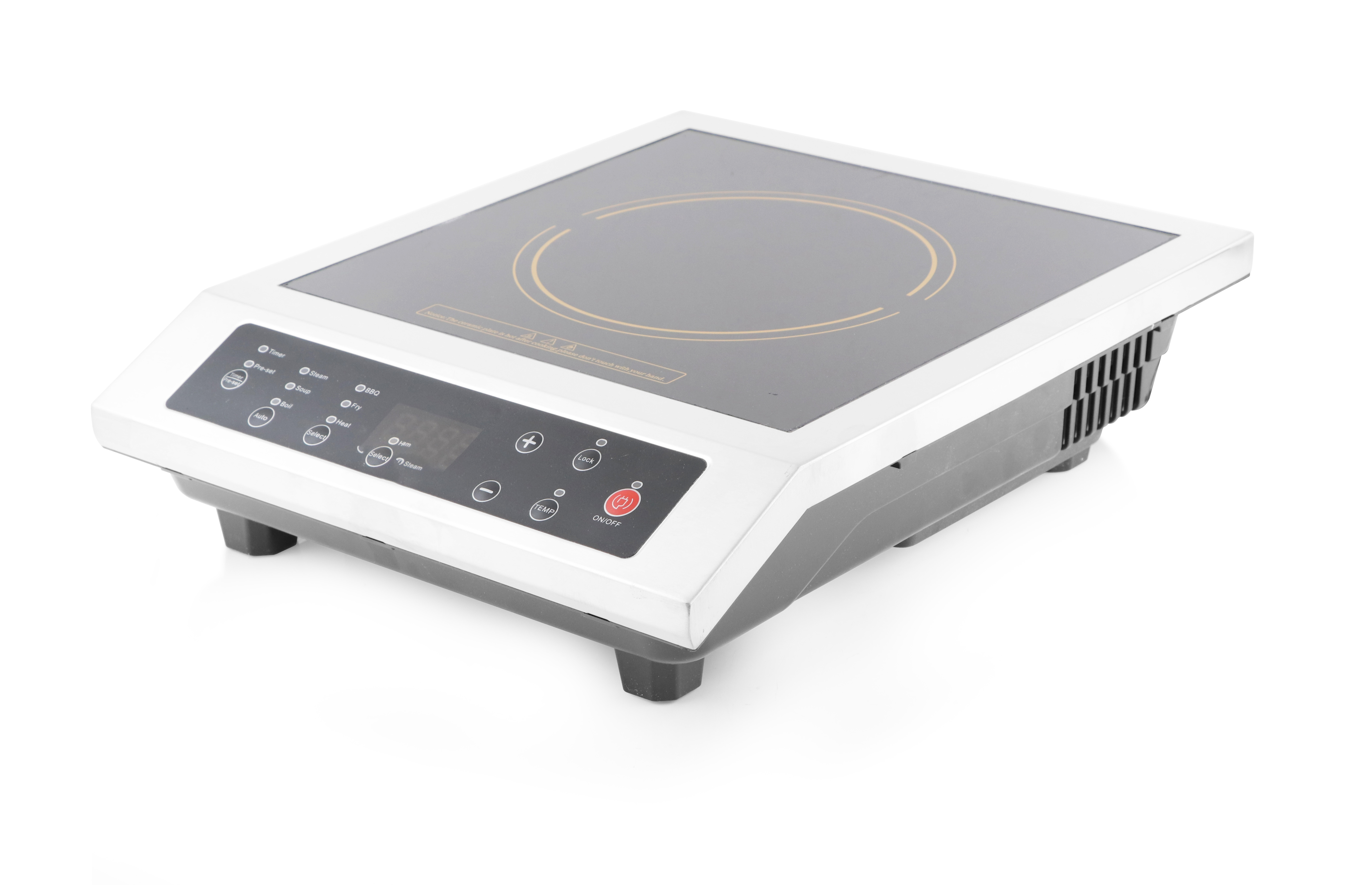 Commercial Induction Stainless Steel 3.5 Kw 425*350*110 Mm - Features: 3500W Enough Power