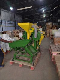 Peanut Skin Removing Machine - Color: Green