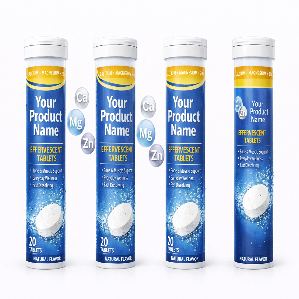 Calcium Magnesium And Zinc Effervescent Tablets