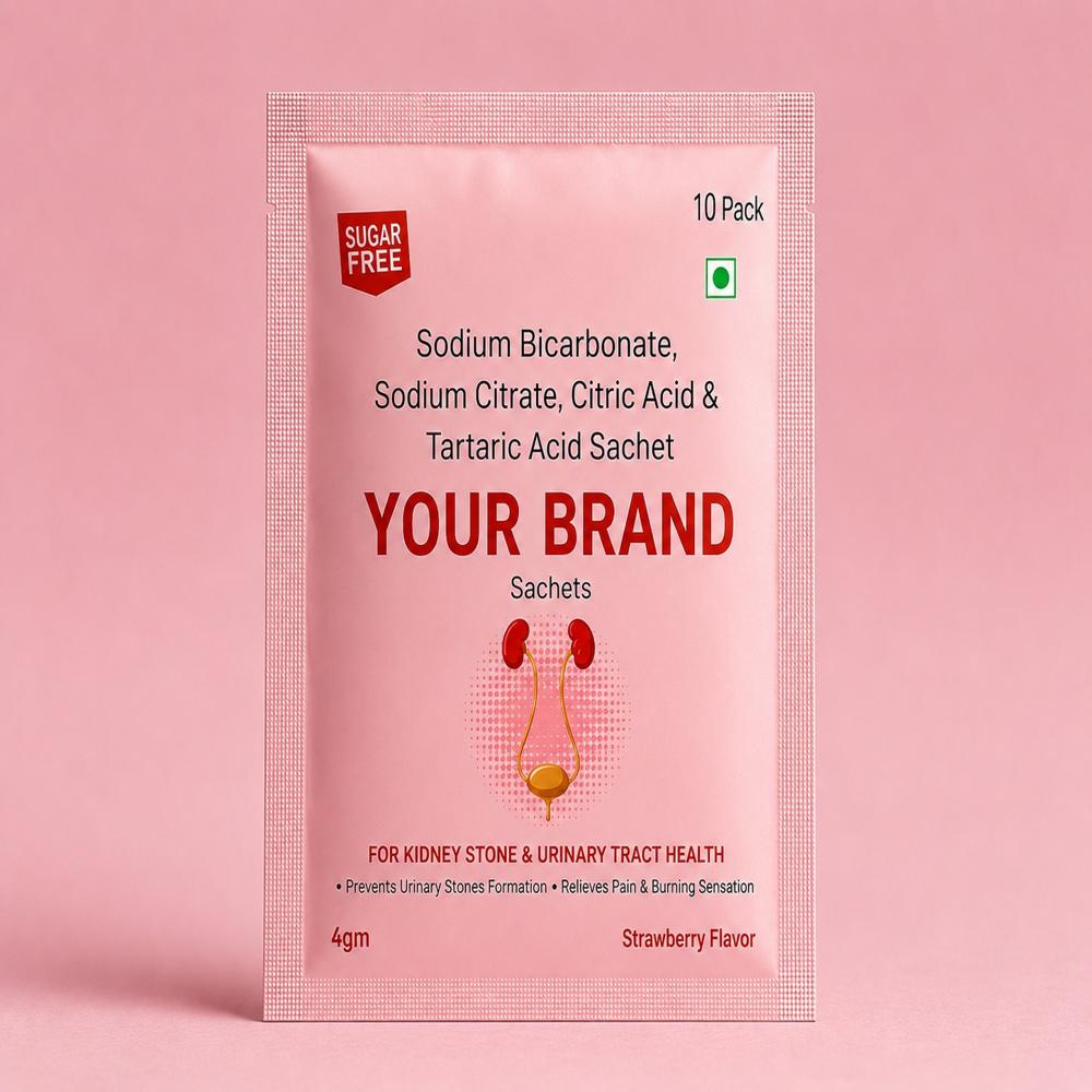 Sodium Bicarbonate, Sodium Citrate, Tartaric Citric Acid Sachets - Application: Industrial