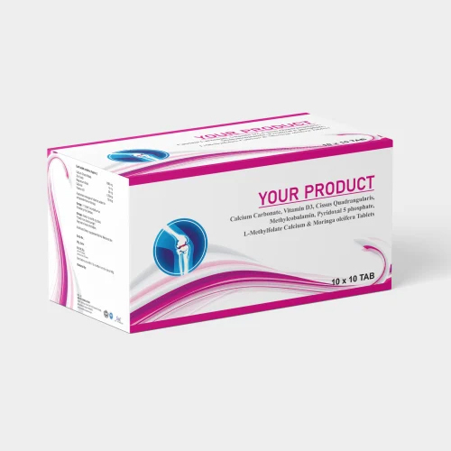 Calcium Carbonate, Vitamin D3,Cissus Quadrangularis, Cynocobalamin,& Moringa Oleifera Tablets