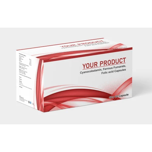 Cyanocobalamin (Vitamin B12), Ferrous Fumarate, Folic Acid, Zinc Sulphate Capsule - Brand Name: Oem Private Label