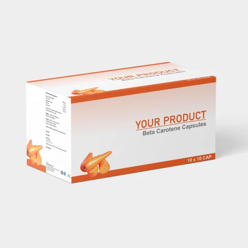 Beta Carotene Capsules | Vitamin A Precursor Antioxidant Supplement Capsules