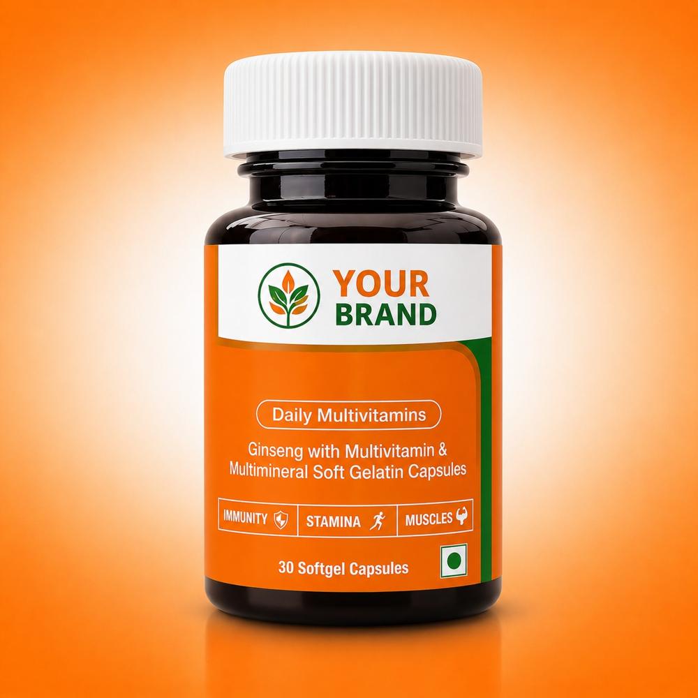 Multivitamin And Mineral Softgel Capsules - Brand Name: Oem /private Label