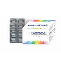 Ferrous Ascorbate L Methylfolate Vitamin Tablets - Brand Name: Oem Private Label