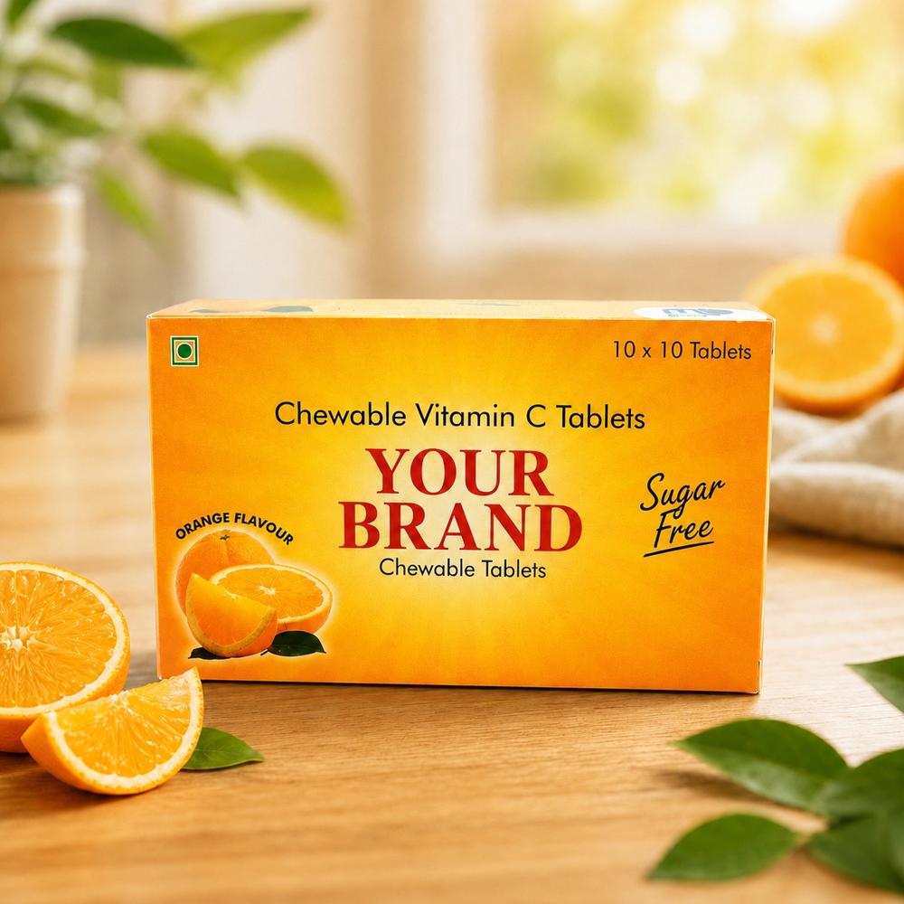 Chewable Vitamin C Tablet - Brand Name: Oem Private Label