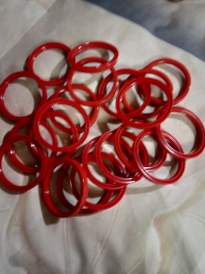 Red Pu Rod Seal - Hardness: Yes
