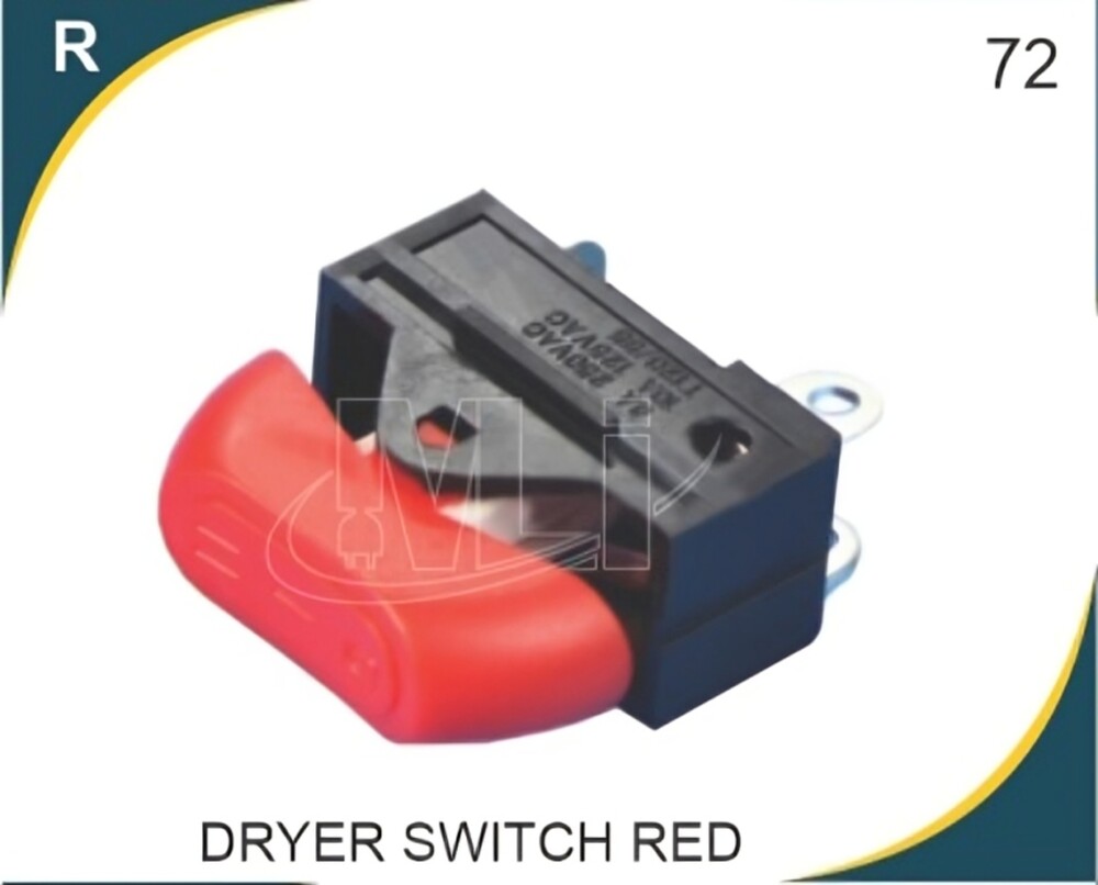 Rocker Switch Red Color Plastic