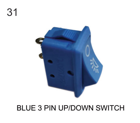 BLUE 3 PIN UP/DOWN SWITCH