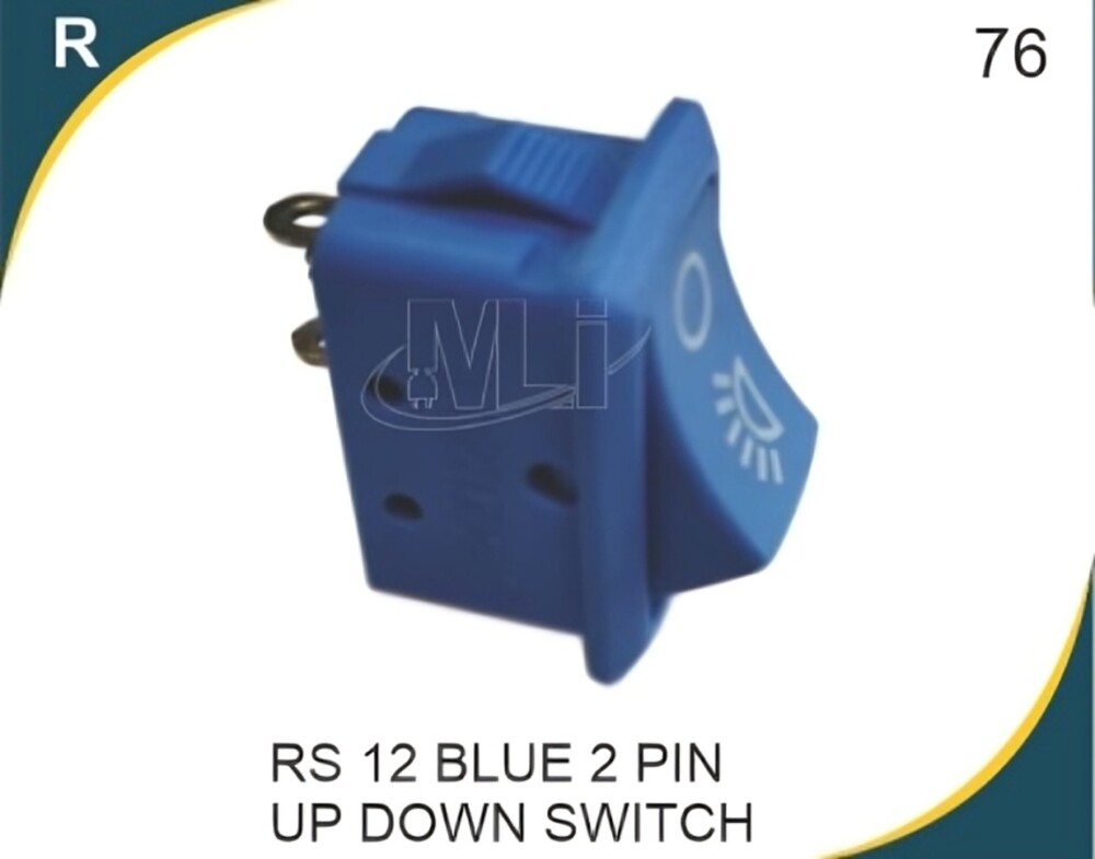 ROCKER SWITCH BLUE 3 PIN UP/DOWN SWITCH