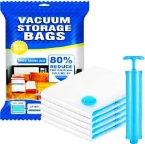 Vacuum Bag With Pump - Height: 4 Centimeter (Cm)
