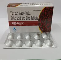 Ferrous Ascorbate  Folic Acid  Zinc - Drug Type: Health Supplements