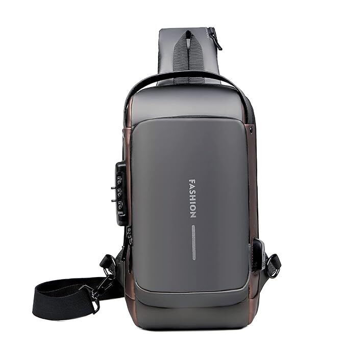 Usb Shoulder Bag - Color: Black