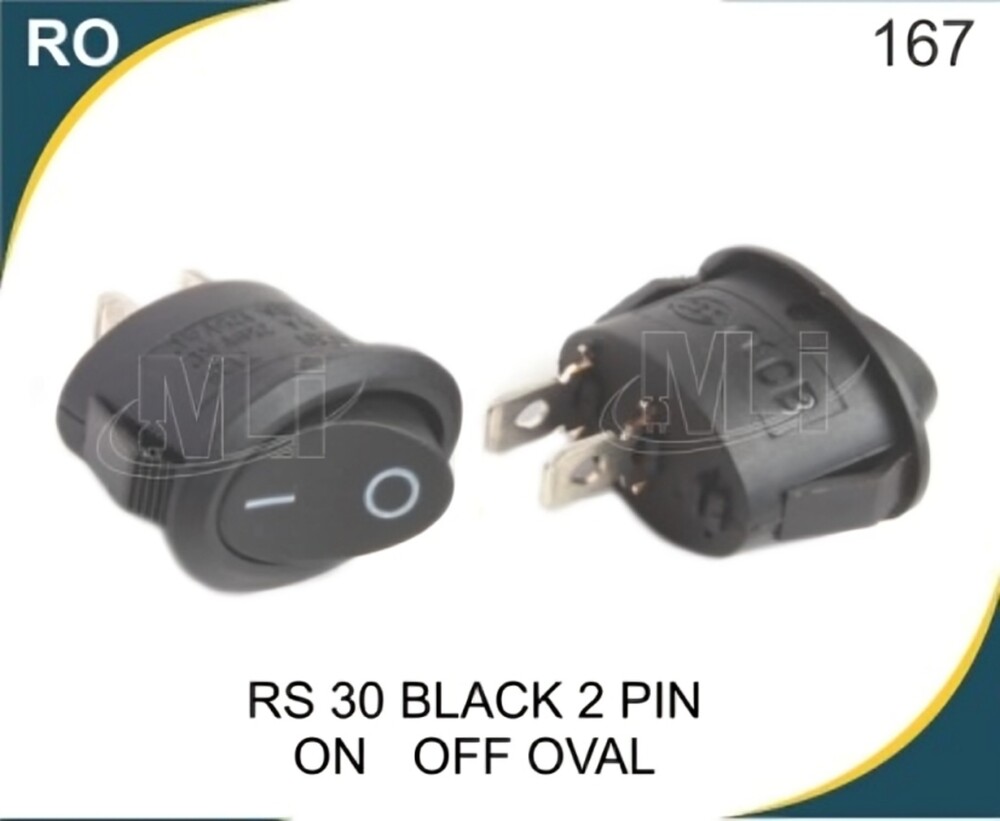 Rocker Switch oval on off