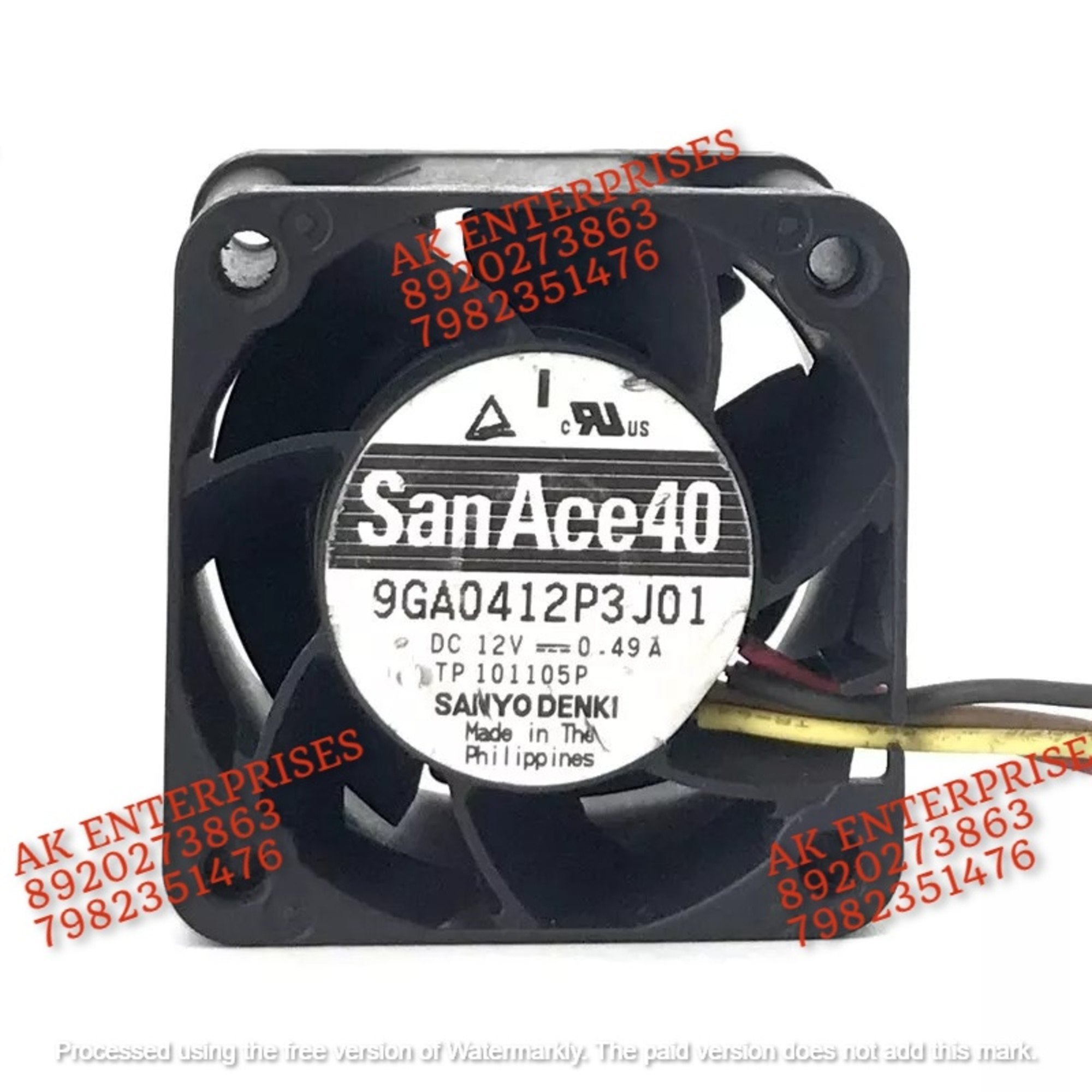 SanAce 9GA0412P3J01 Axial Fan 12V-0.49A DC Brushless Air Cooling Fan 18000 RPM 40 * 40 * 28mm 4Wire