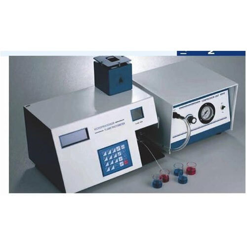 Flame Photometer - Color: White And Blue