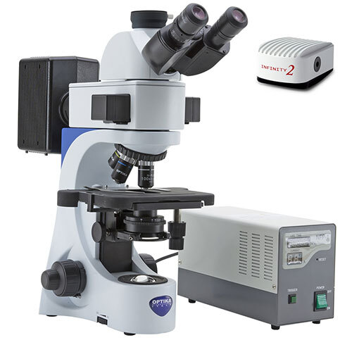 Fluorescence Microscope - Color: White