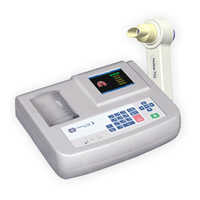 Portable Spirometer - Mild Steel, Grey Color | 1 Year Warranty, Laboratory Use