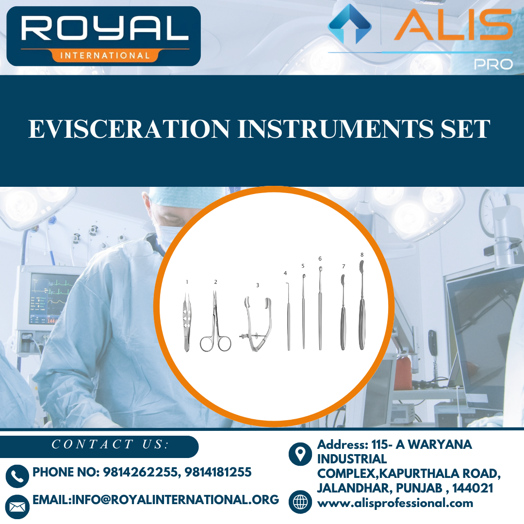 Evisceration instruments set