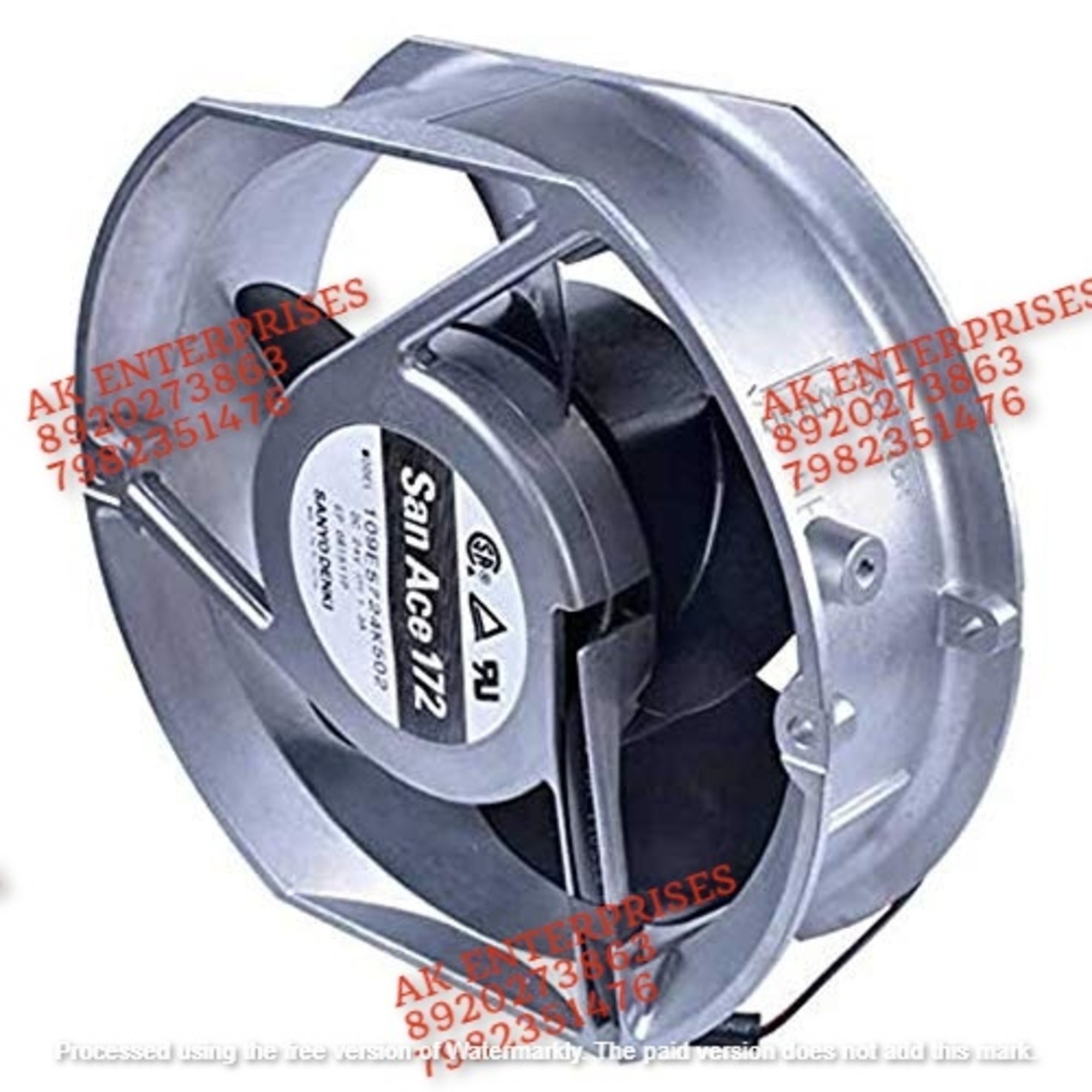 SanAce 109E5724K502 Axial Fan 24V-1.3A DC Brushless Air Cooling Fan 4100 RPM 172 * 150 * 51mm 2Wire (Metal)