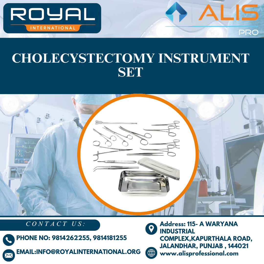 Cholecystectomy instrument Set