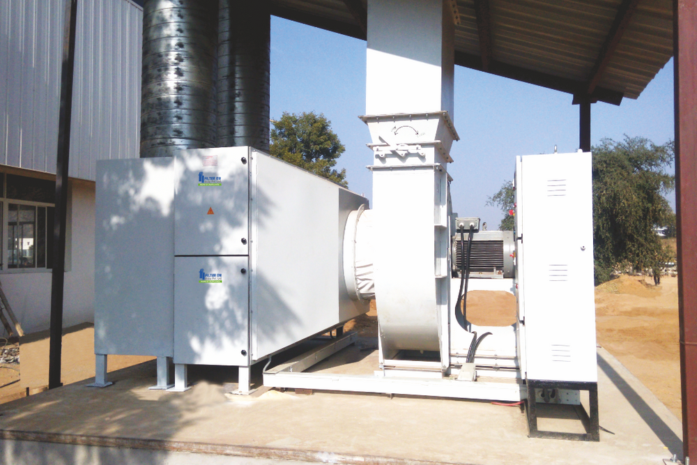 Kitchen Fumes Filtration - Color: Ral 7035 Color Code