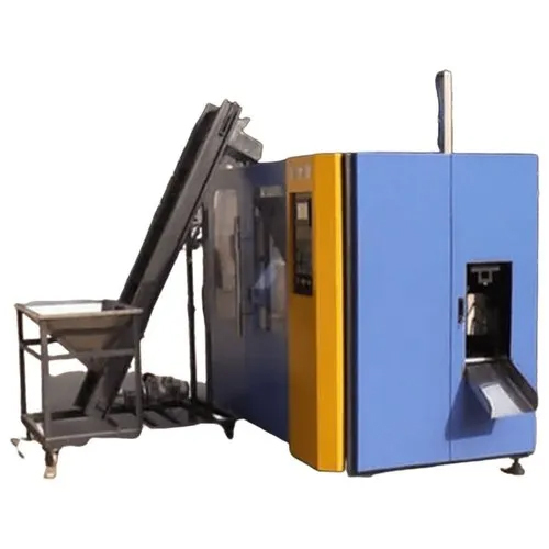 Fully Automatic Pet Bottle Making Machine - Color: Blue