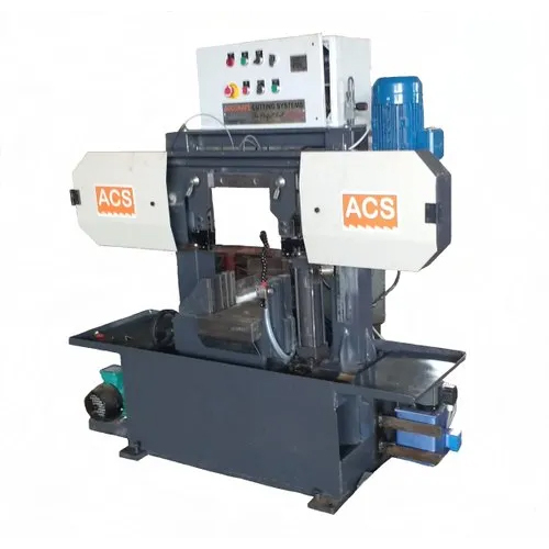 Acs 450 Dsa Semi Automatic Double Column Bandsaw Machine - Dimension (L*W*H): 3300X1700X2000 Millimeter (Mm)