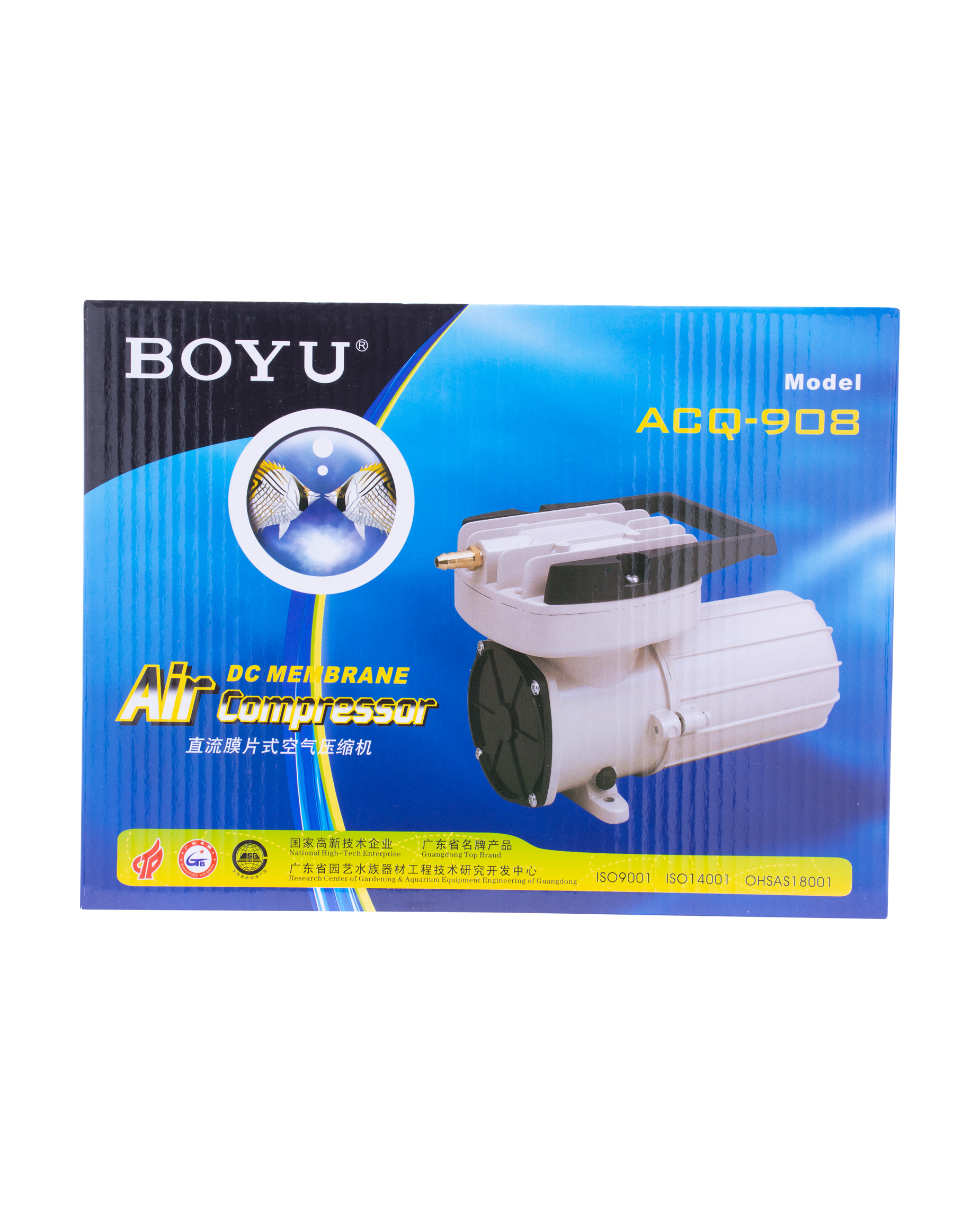 ACQ 908 105W 150l/m DC कंप्रेसर एयर पंप Boyu
