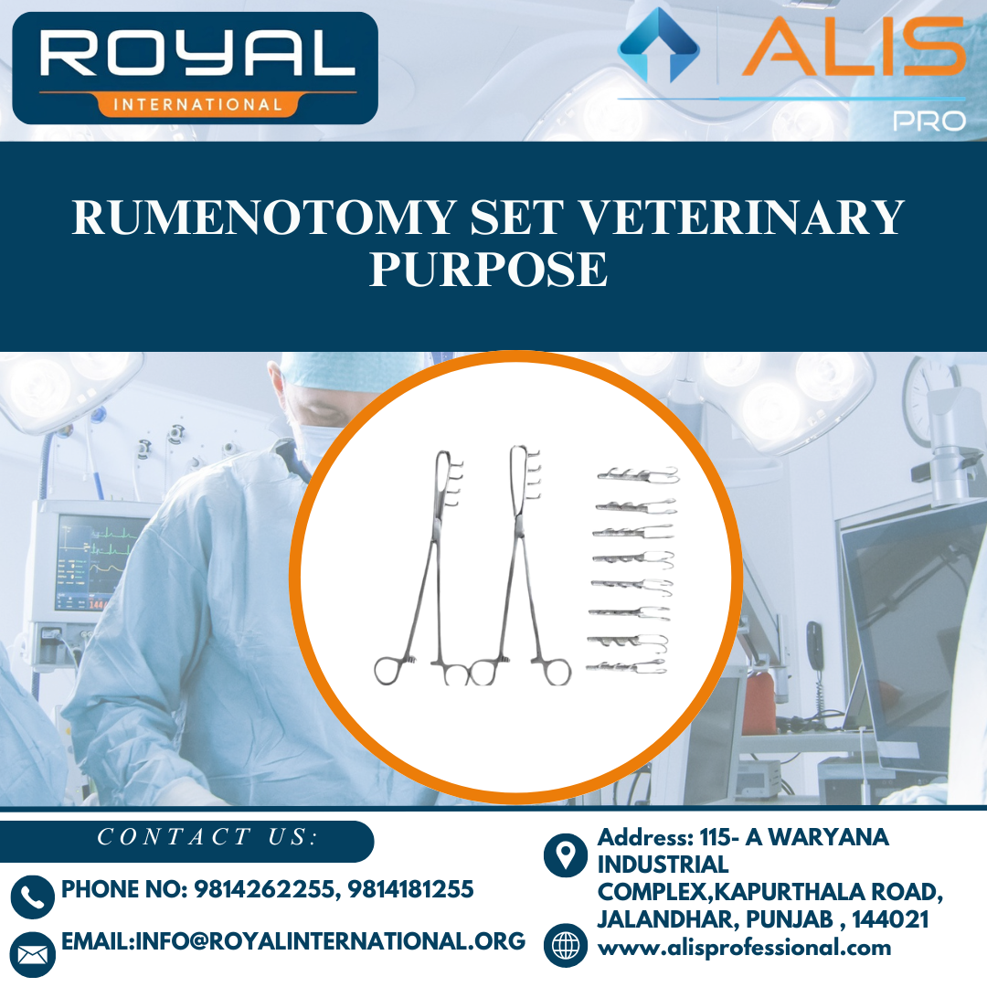 Rumenotomy Set Veterinary Purpose