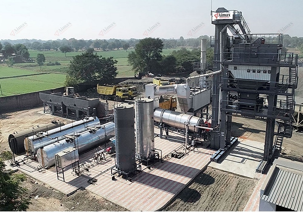 Asphalt Batch Mix Plant - Capacity: 64 To 240 T/hr