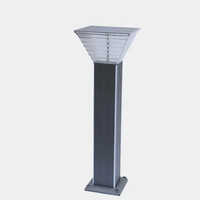 Pure Aluminum 9W Led Lawn Lamp - Color: Grey