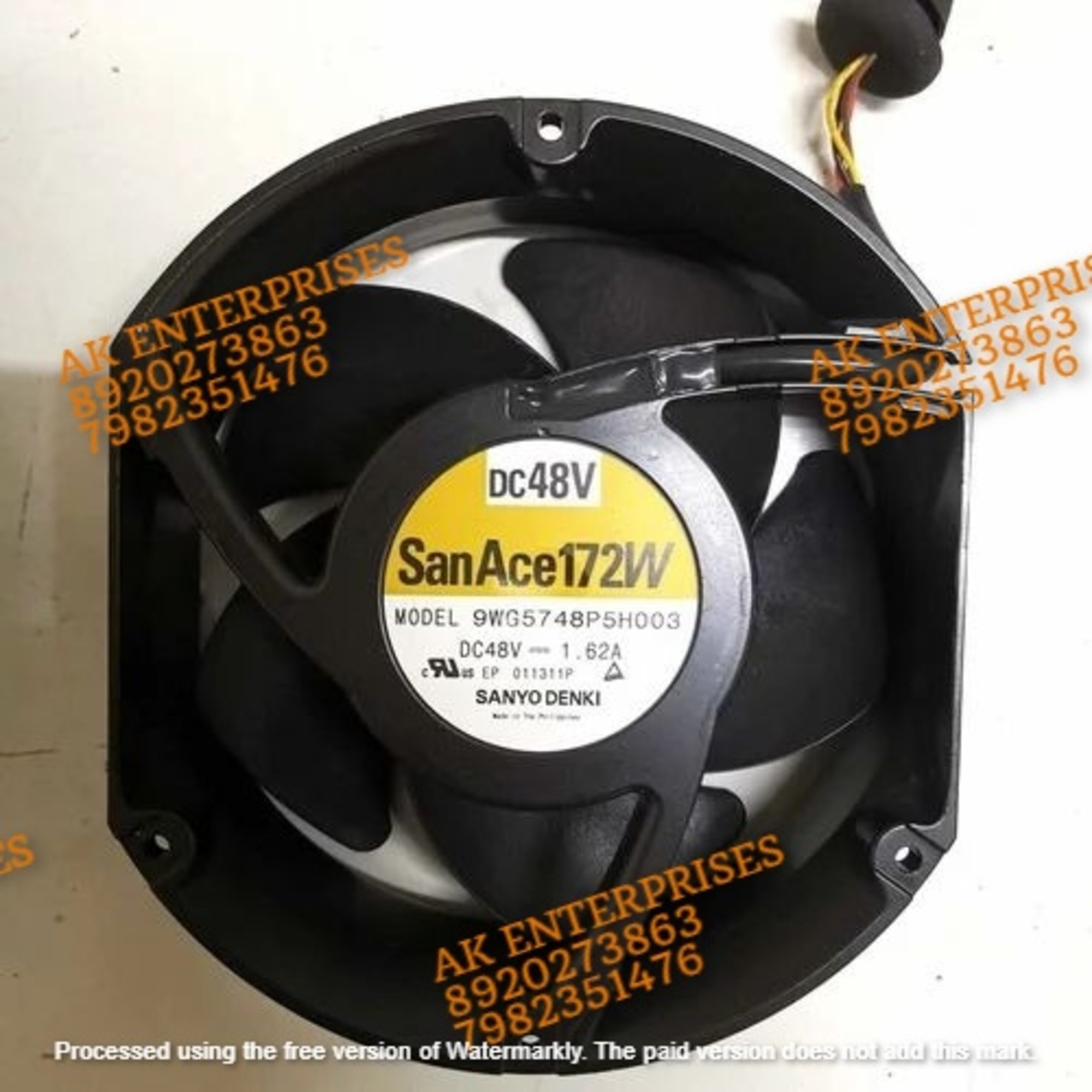 SanAce 9WG5748P5H003 Axial Fan 48V-1.62A DC Brushless Air cooling Fan 5500 RPM 172 * 150 * 50mm 4Wire