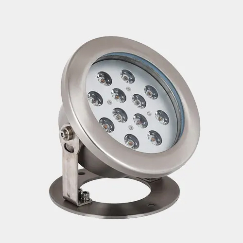 12W Led Underwater Light - Color: Silver