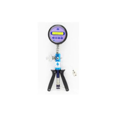 Digital Hand Pump With Digital Pressure Gauge - Color: Silver