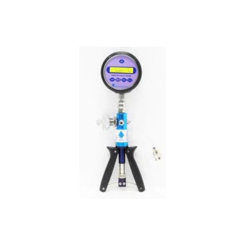 Digital Hand Pump With Digital Pressure Gauge - Color: Silver