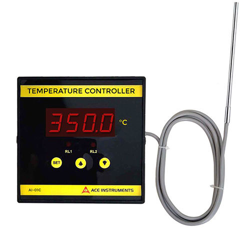 Temperature Sensor With Indicator - Color: Black