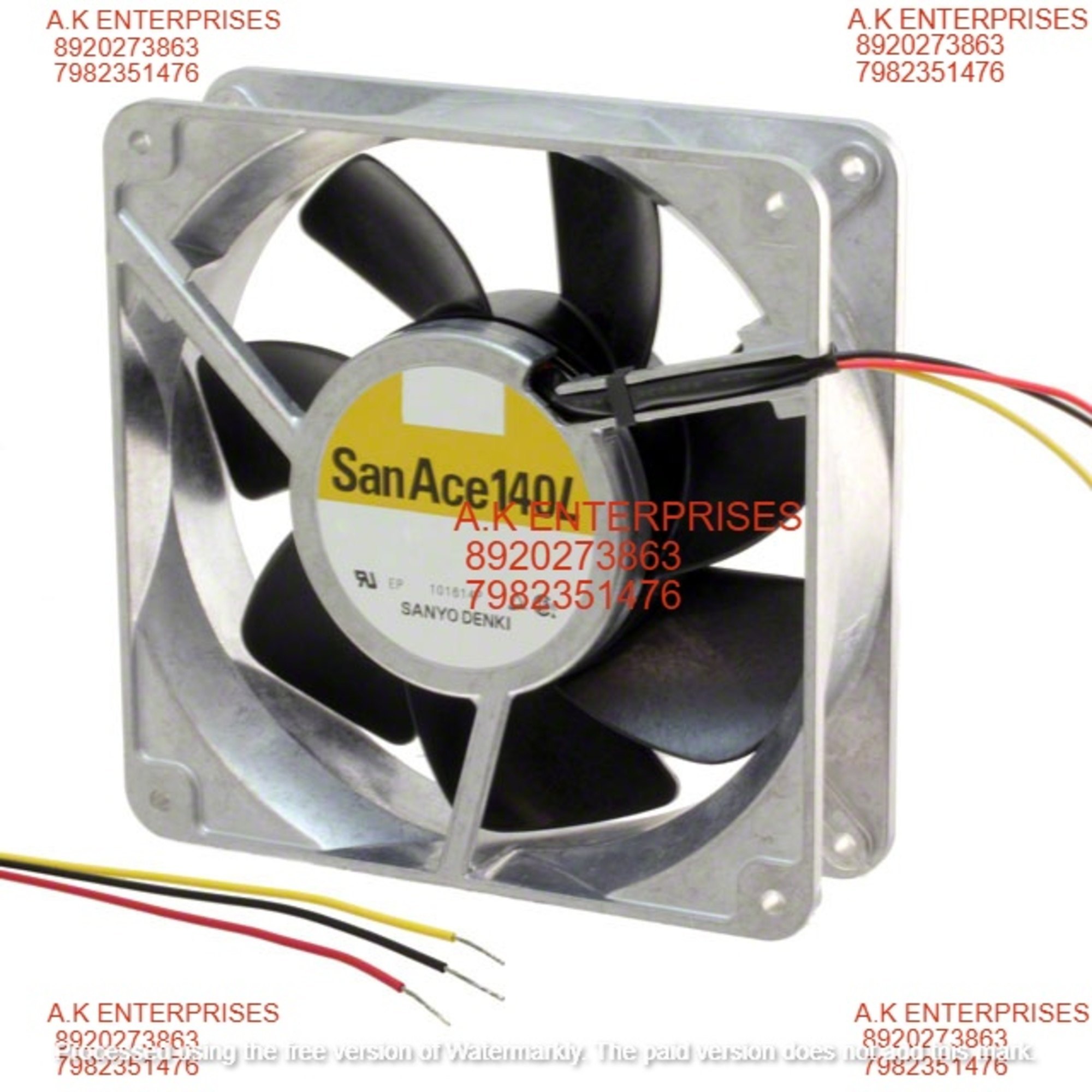 Sanace 9lb1424s5d01 24v 1.38a 3wires Cooling Fan - Color: Black