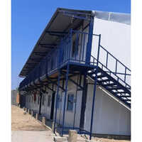 Prefabricated Labour Camp - Steel Structure, FRP Flooring, PVC Window Doors, Sliding Windows, Custom Colors, Enhanced Ventilation, Temporary or Permanent Accommodation