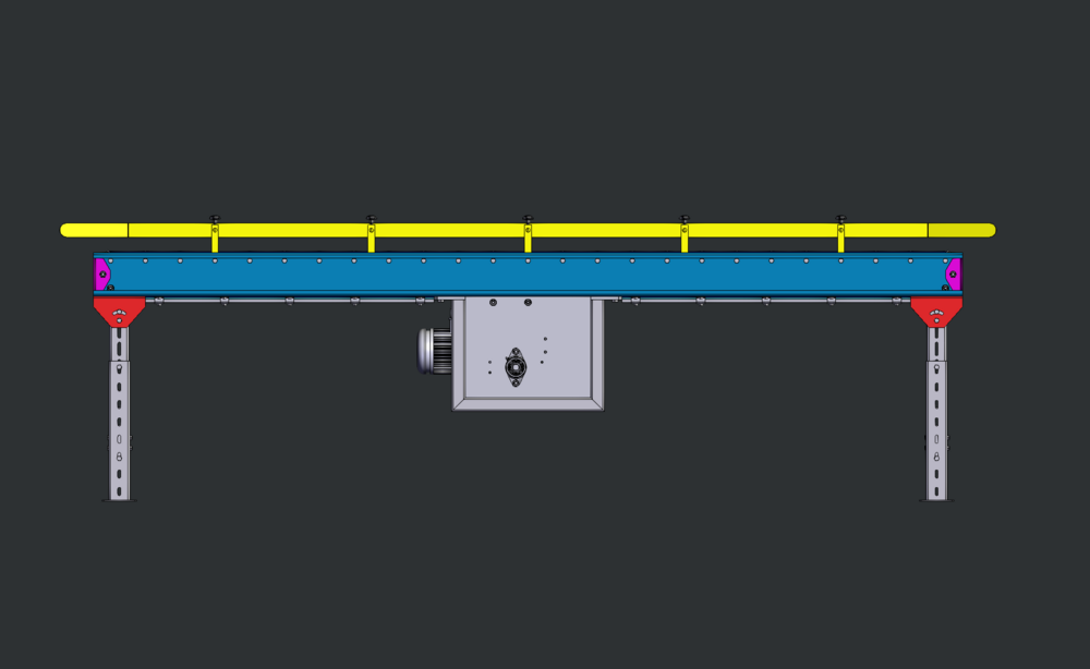 CHAIN DRIVEN ROLLER CONVEYOR