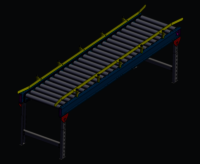 CHAIN DRIVEN ROLLER CONVEYOR