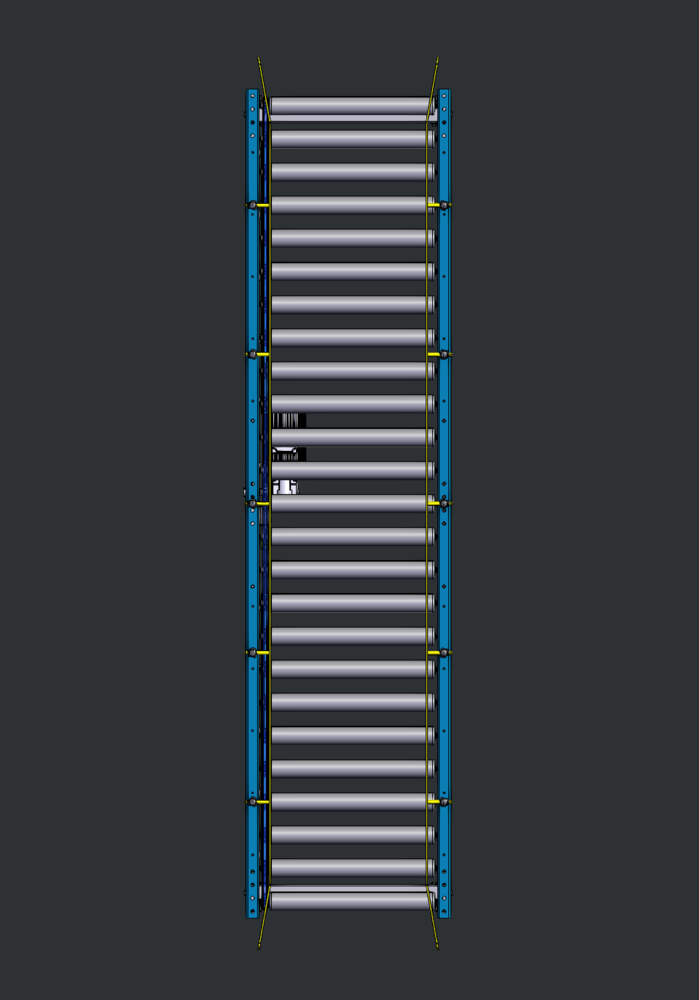 CHAIN DRIVEN ROLLER CONVEYOR