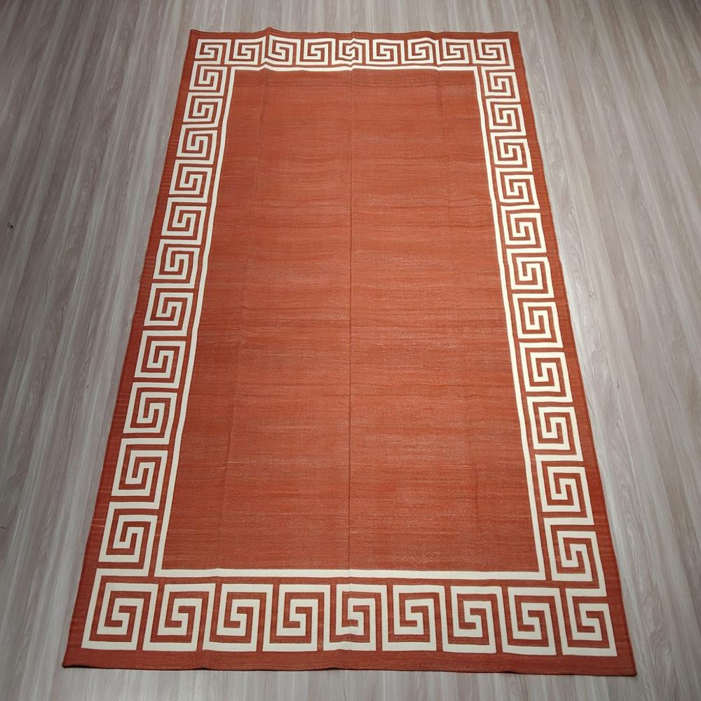 cotton flat weave rug