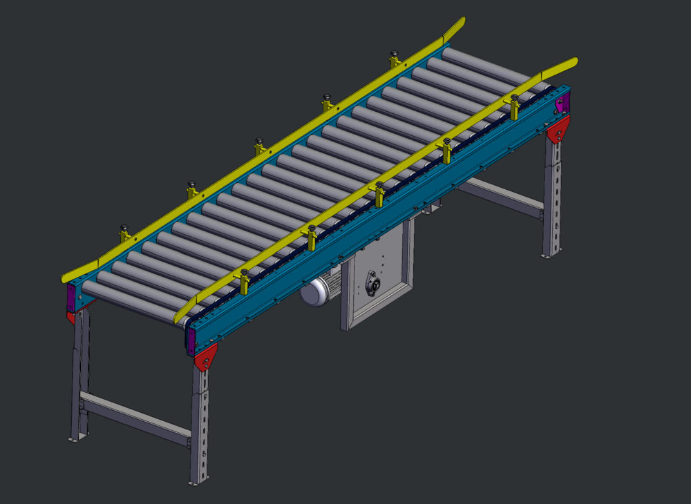 CHAIN DRIVE ROLLER CONVEYOR