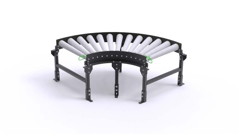 CURVED ROLLER CONVEYOR