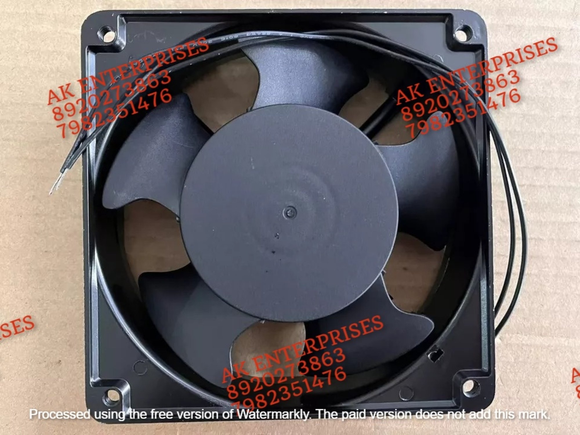 Adda Aa1282db-aw Axial Fan 220-240vac 50/60hz 3.06w Dc Brushless Air Cooling Fan 2300 Rpm 120 * 120 * 38mm 2wire - Color: Black