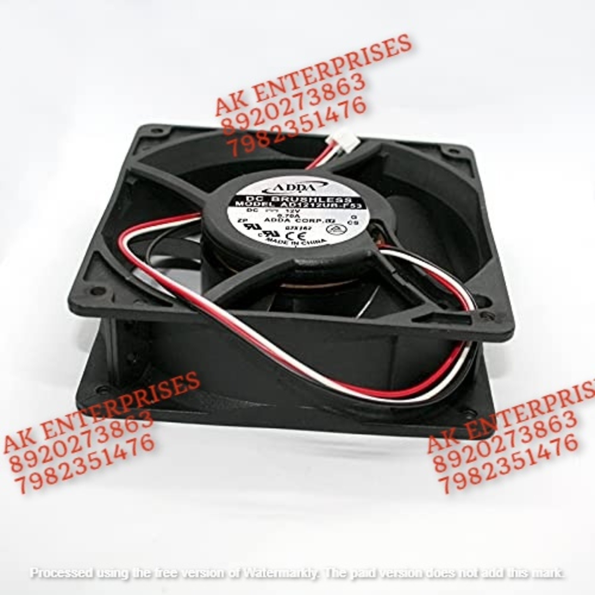 ADDA AD1212UB-F53 Axial Fan 12V-0.70A DC Brushless Air Cooling Fan 3200 RPM 120 * 120 * 38mm 3Wire