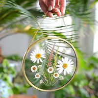 Metal Round Hanging Photo Frame